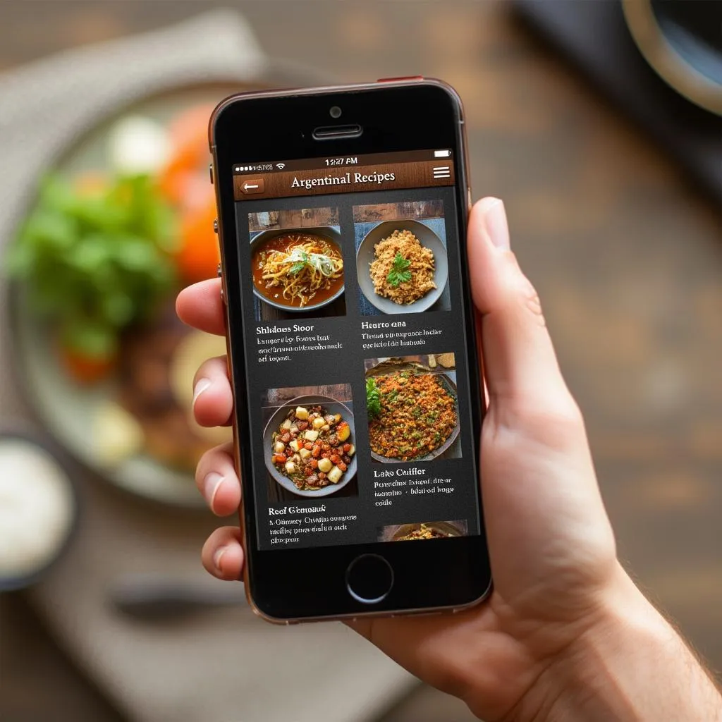 Aplicación iOS de gastronomía